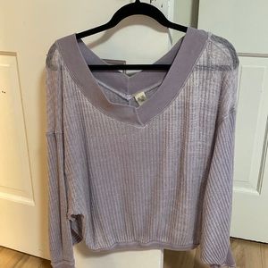 Free people lavender shirt
